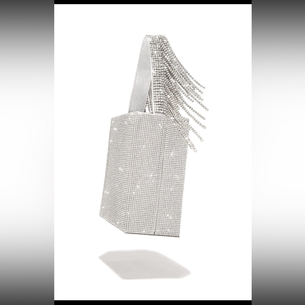 Miss Lola azalia embellished bag. Has crossbody chain as well